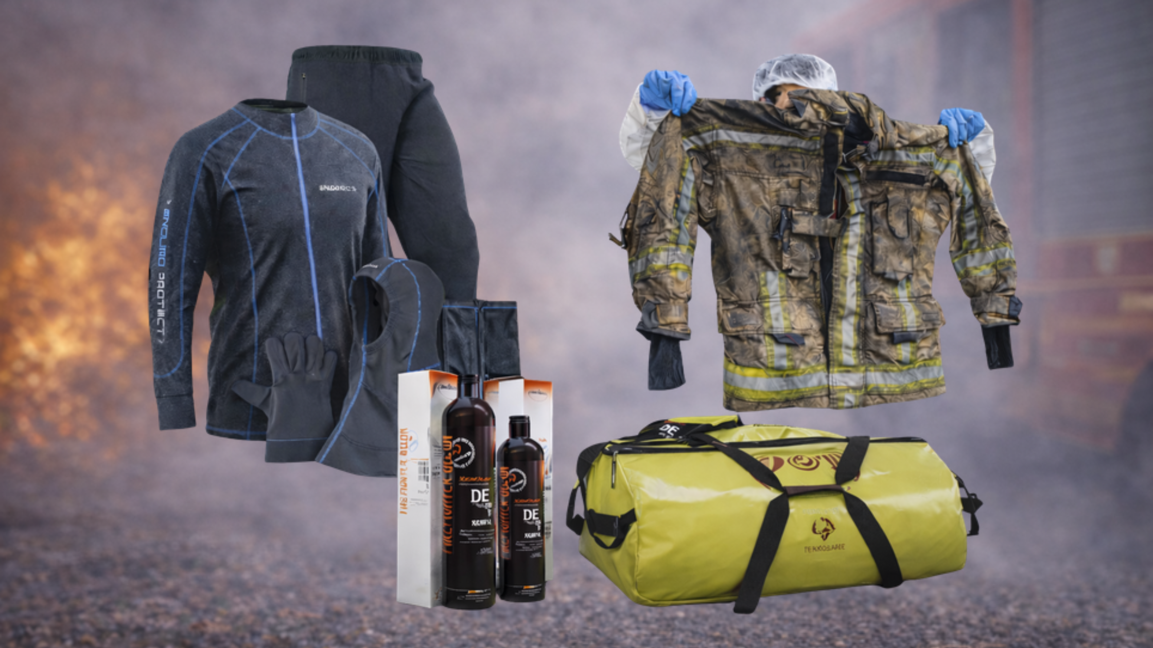 Dekkontaminaatioketju-pelastajat | Teknosafe Oy