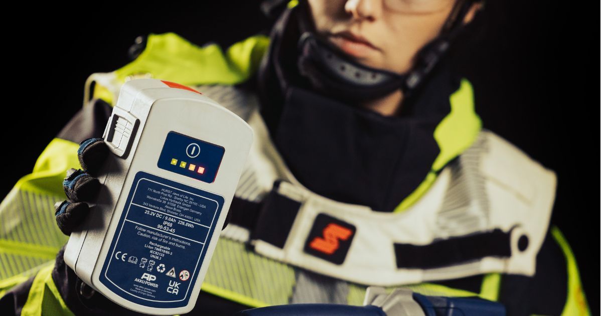 LUKAS hydraulisen työkalun akku pelastustyössä, Wh-arvo kuvaa akun todellista suorituskykyä |Teknosafe Oy