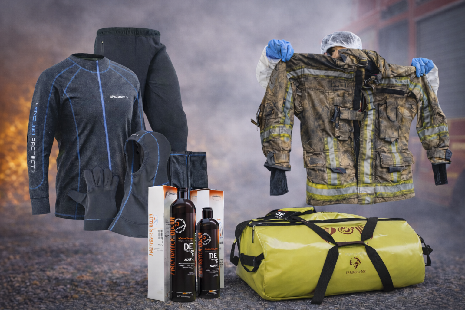 Dekontaminaatioketju pelastustoimessa | Teknosafe Oy